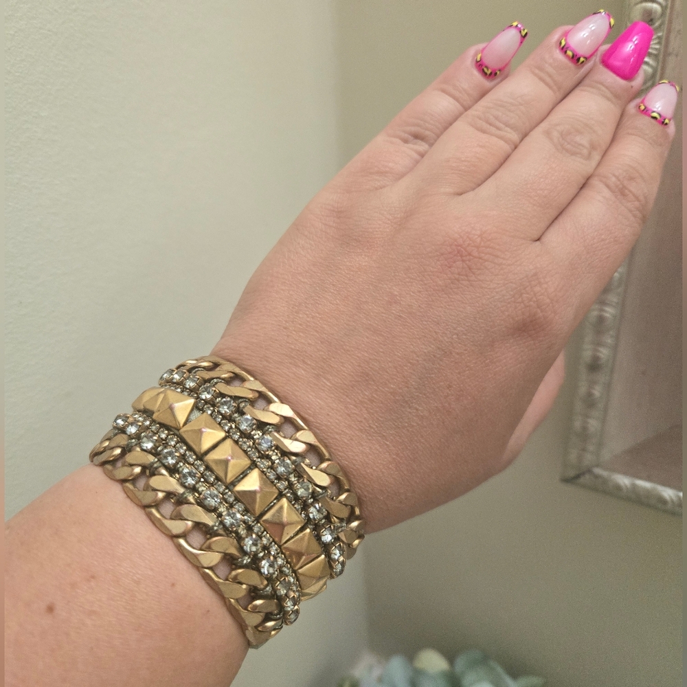 Henri Bendel Wide Bracelet GUC - Picture 2 of 10